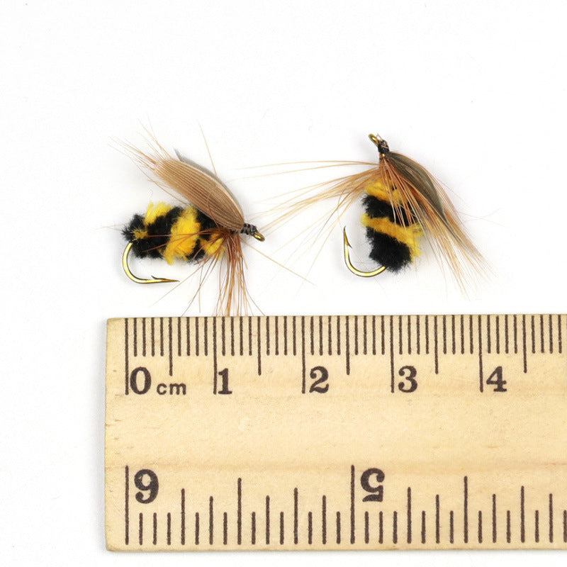 Fly bait floating water bionic fly bee lure bait