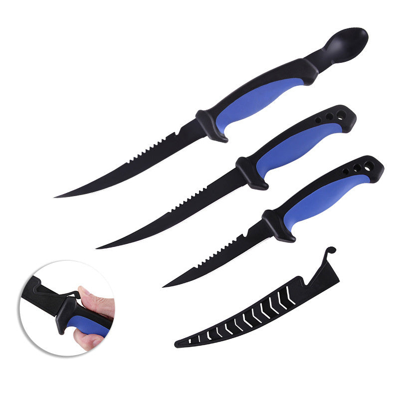Stainless Steel Phosphorus Fishing Knife Cover - Durable and Rust-Resistant