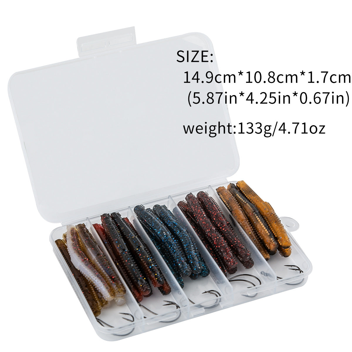 Boxed Luer Soft Lure Nede Reverse Fishing