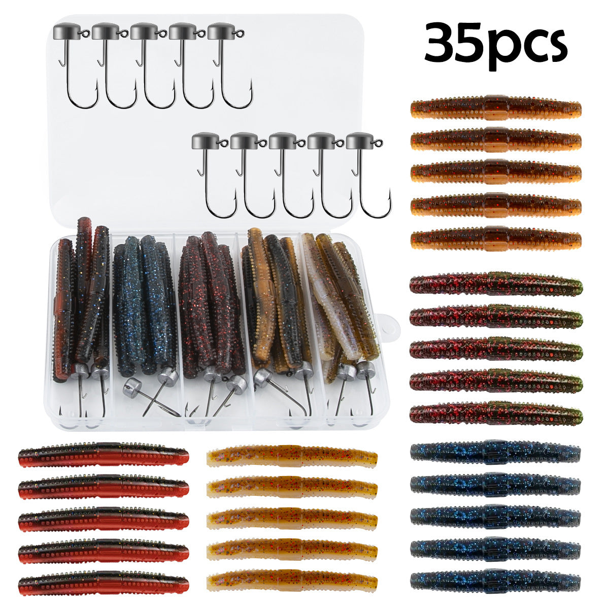 Boxed Luer Soft Lure Nede Reverse Fishing