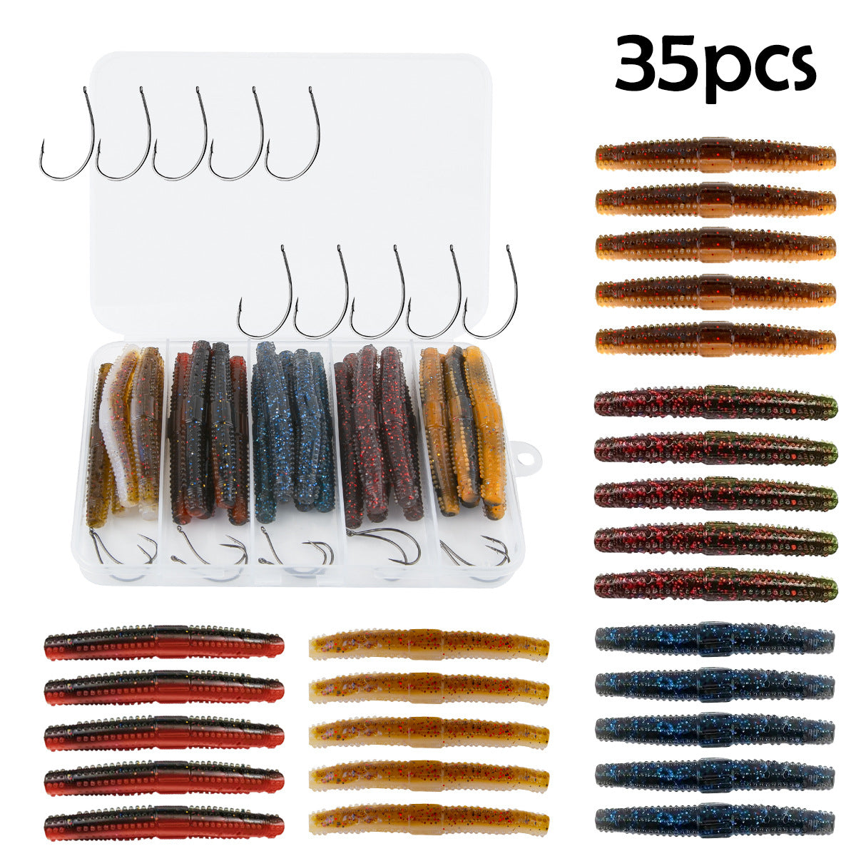 Boxed Luer Soft Lure Nede Reverse Fishing