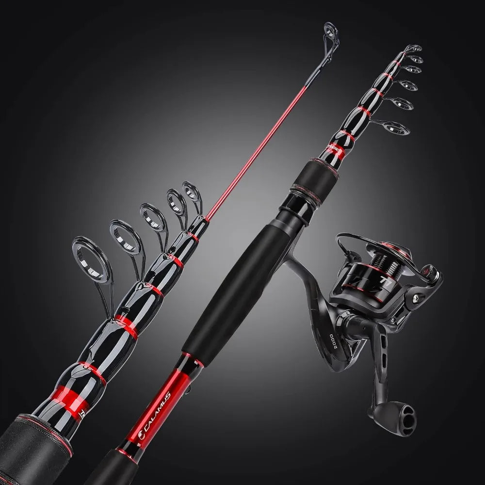 Telescopic Fishing Rod and Reel Combo