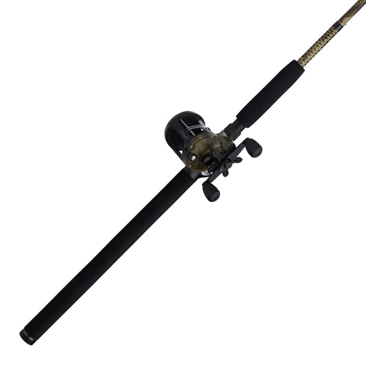 7’ Camo Conventional Fishing Rod and Reel Casting Combo