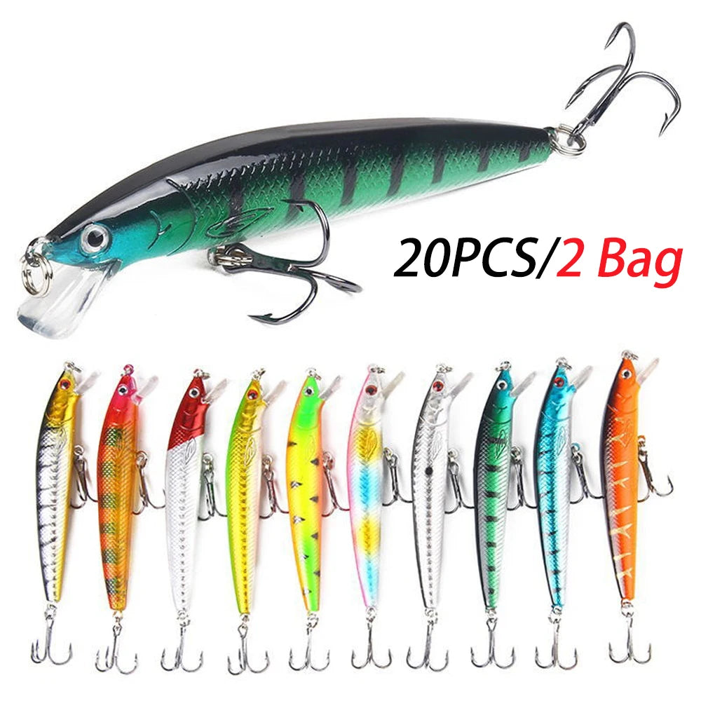 10 PCS Minnow Fishing Lures
